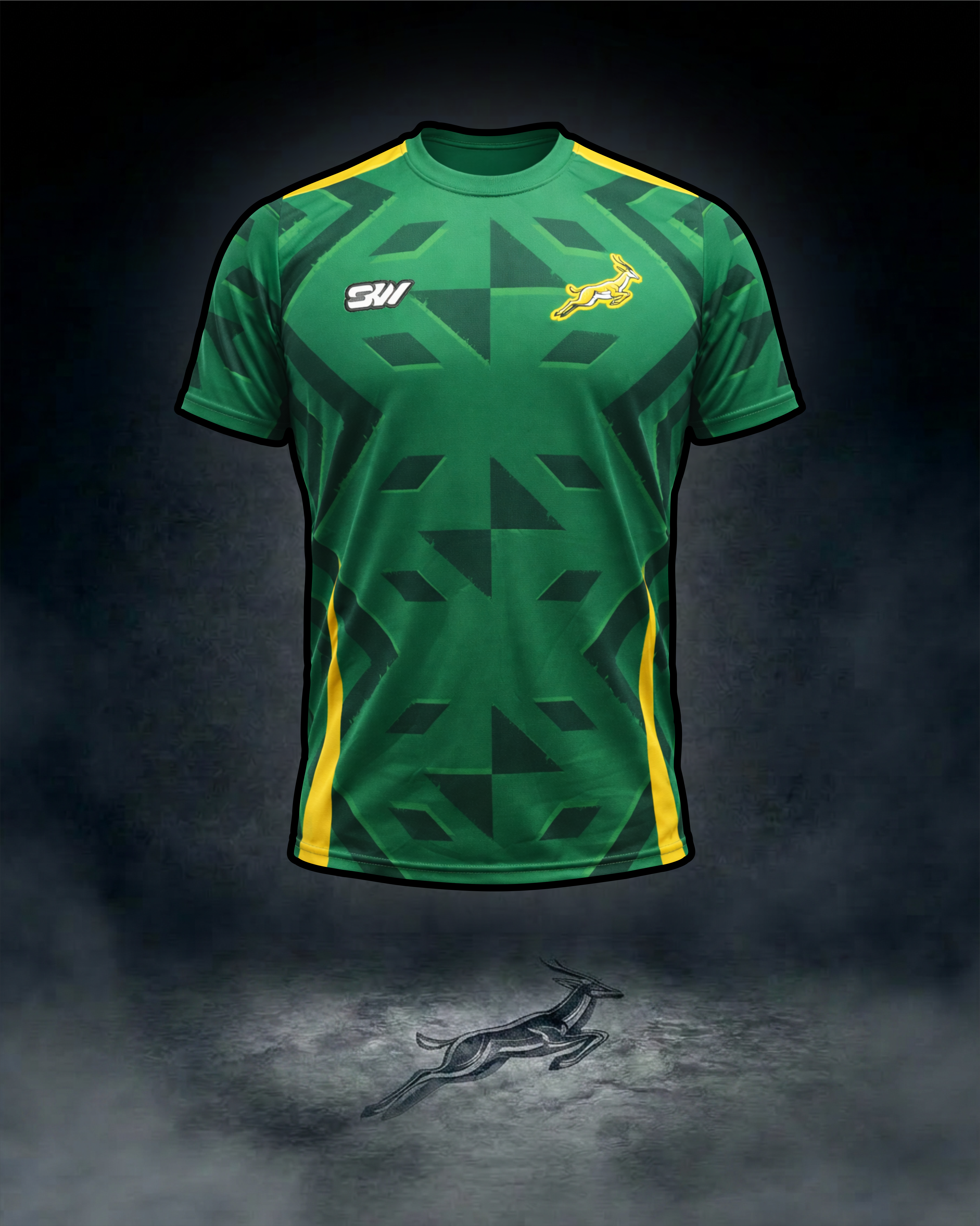 Camisa Springboks — Geométrica